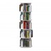 5 Tier 360° Rotating Stackable Shelves Bookshelf Organizer